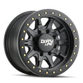 ~(48 lbs. 22X22X10)~ DT-2 (9304) SATIN GOLD W/SIMULATED BEADLOCK RING 20X9 8-170 0mm 130.8mm