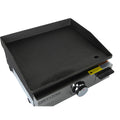 GREYSTONE 17IN GRIDDLE WITH SS PANEL CAST IRON COOKING PLATE 15000 BTU