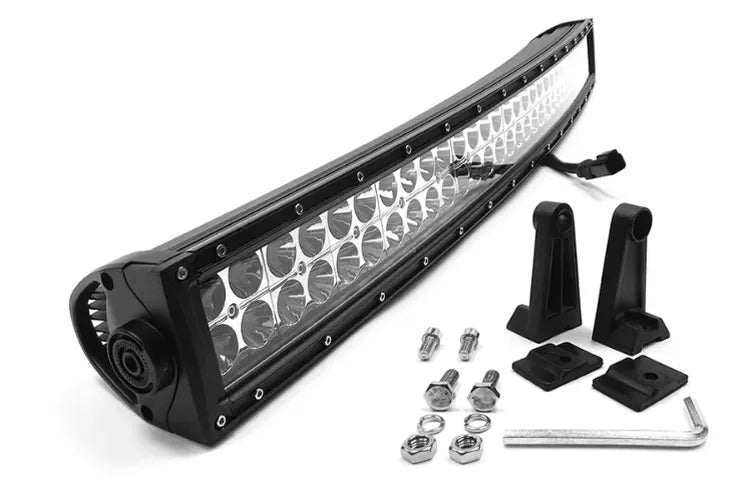 40IN LED LIGHT BAR CRVDCHROME SERIESDBL ROWCOMBO FLOOD/BEAM 240W 21600 LUMEN