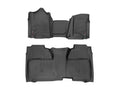 WeatherTech Black Front and Rear Floorliners - Over The Hump For Vinyl Floors Fits -20-19 Chevrolet GMC 4412681V-445422V