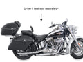 Mustang 06-17 Harley Softail Wide Tire (200mm) Wide Touring Recessed Passenger Seat - Black