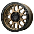 ~(32 lbs. 20X20X12)~ GRENADE OFF-ROAD 17x9 6x139.70 MATTE BRONZE W/ MATTE BLACK LIP (-12 mm)