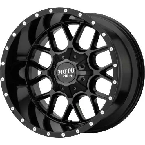 SIEGE 20x12 5x127.00/5x139.70 GLOSS BLACK (44 mm)