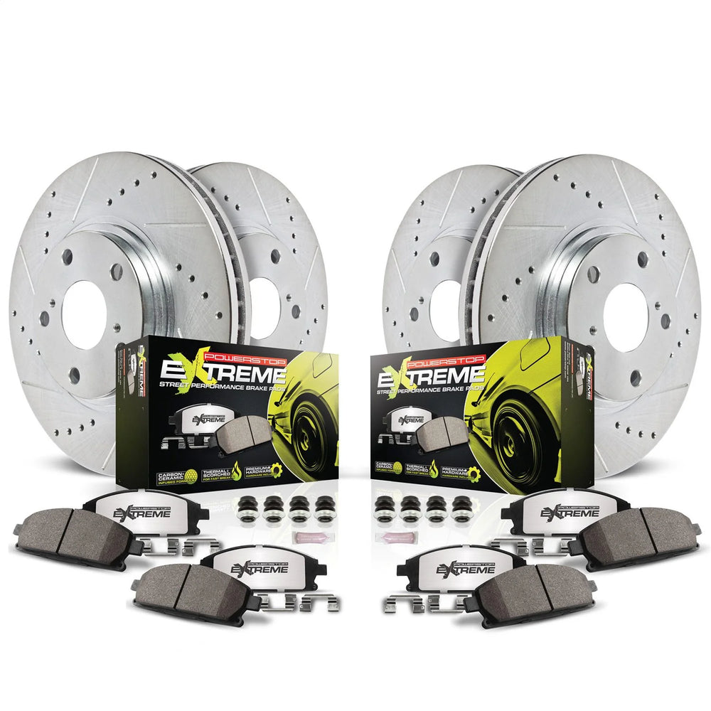 Power Stop 2019 Honda Insight Front & Rear Z23 Evolution Sport Brake Kit