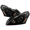 SPYDER headlights close-up