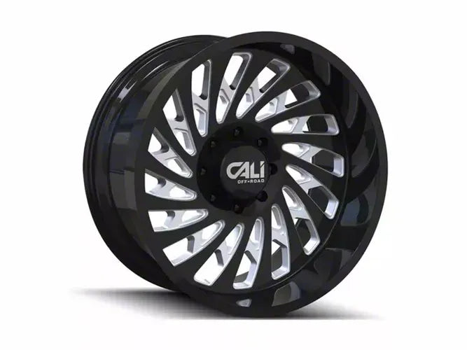 ~(62 lbs. 26X26X13)~ SWITCHBACK (9108) GLOSS BLACK/MILLED 24X12 8-170 -51MM 130.8MM