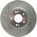 DFC 10-16 Hyundai Genesis Coupe Front & Rear Drill/Slot Silver Rotors 5000 Adv Brake Pads w/Hardware