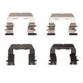 DFC 10-16 Hyundai Genesis Coupe Front & Rear Drill/Slot Silver Rotors 5000 Adv Brake Pads w/Hardware