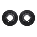 R1 Concepts Brake Rotor- D/S - Black Fits Lexus LX570