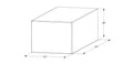 FRESH WATER TANK, WT2456, 47X16X21,