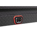 SADDLE BOX ALUMINUM COMPACT TEXTURED MATTE BLACK 7.0 CU FT