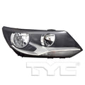 RH HEADLAMP ASSY COMPOSITE HALOGEN VW TIGUAN 20122017; HALOGEN TIGUAN LIMITED 20172018