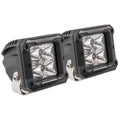 3 INCH 4 LED CUBE LIGHT - SPOT BEAM - 2 PACK WITH HARNESS