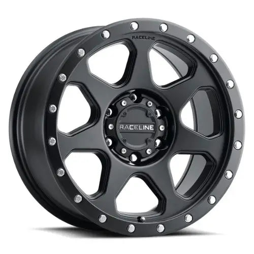 7X SATIN BLACK 17X8.5 5X127 +18MM