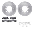 R1 Concepts Brake Rotor- Blank with Optimum Oe Pads Hdw Fits Dodge W350