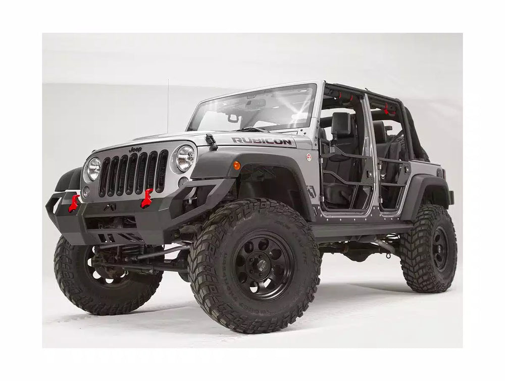 0718 WRANGLER JK VENGEANCE FRONT BUMPER W/ NO GUARD BARE STEEL