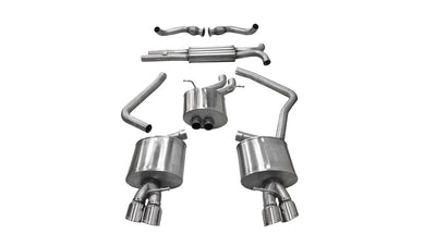 CORSA Performance polished cat-back exhaust