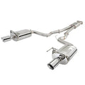 1517 MUSTANG GT TWIN 3IN SS CATBACK EXHAUST SYSTEM W/ ROUND VAREX MUFFLERS