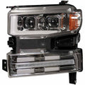 Recon Truck Accessories headlights installed view