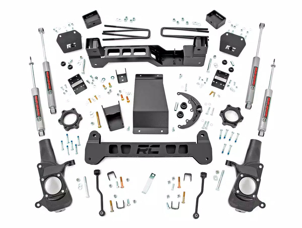 1x 23178 6 Inch Lift Kit Chevy GMC Sierra Silverado 2500 4WD (1999-2004)