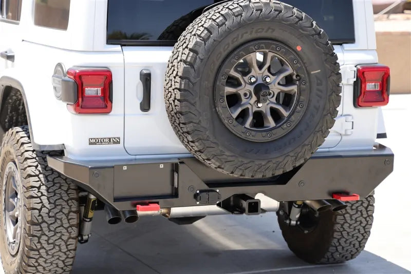 Rock Hard 4x4 Patriot Series Rear Bumper w o Tire Carrier for Jeep Wrangler JL 2018 - Current [RH-90300]