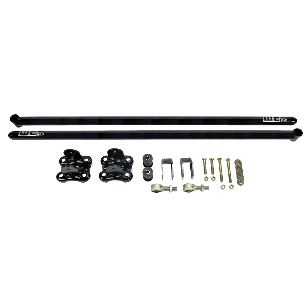 Wehrli 1-10 Chevy/GMC Durmax RCLB/CCSB/ECSB 60in Traction Bar Kit - WCFab Red