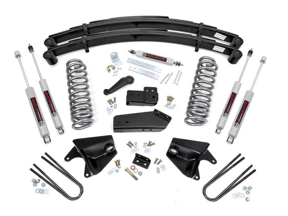 1x 8734230 4 Inch Lift Kit Rear Springs Ford F-150 4WD (1980-1996)