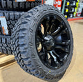 D560 22X10 8X6.5 MT-BLK -18MM