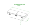 CROSSBODY TOOLBOX 16X26X70 ALL SMOOTH GLOSS ALUMINUM (EACH)