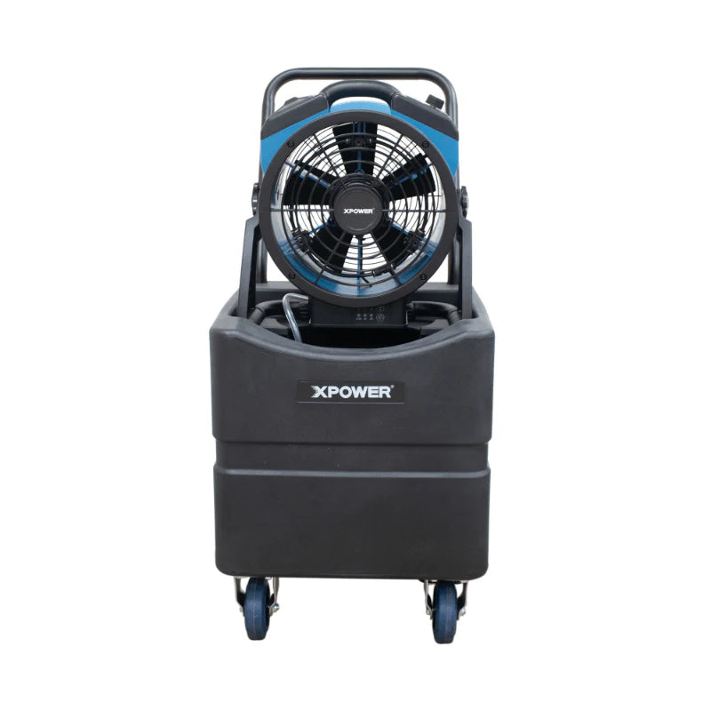 WT35 MOBILE WATER RESERVOIR TANK FOR MISTING FANS BLACK