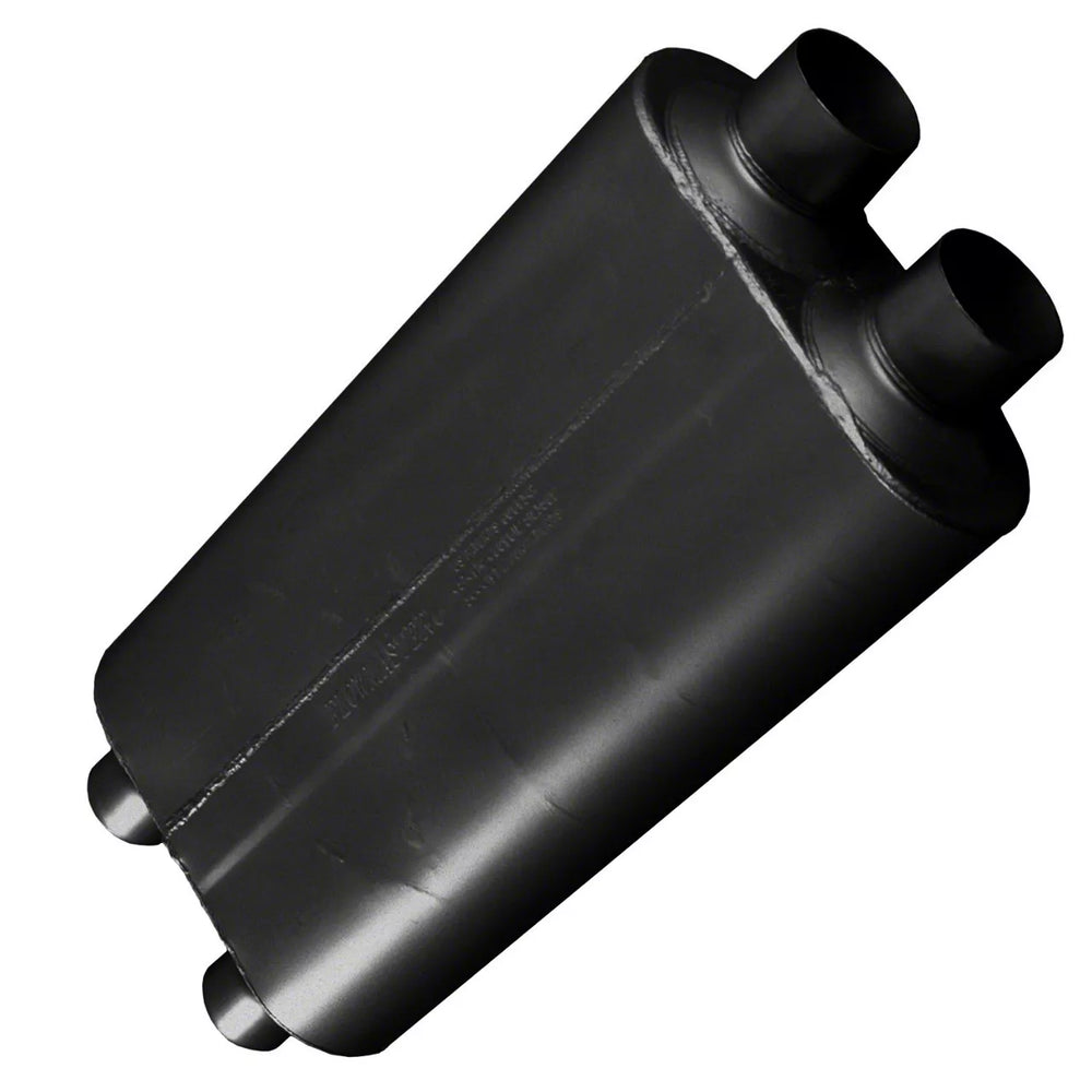 50 Series Big Block Chambered Muffler 50 Big Block 2.75 Dual In 2.50 Dual Out Mild Sound Flowmaster