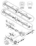 REAR AXLE KIT FITS GM D80 DIFF 37 S