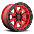 CHASE 17X9 6X5.5 00MM CANDY RED W/ BLACK LIP