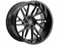 Method Raised MR801 20x12 / 6x135 BP / -40mm Offset / 87mm Bore - Gloss Black Milled Wheel