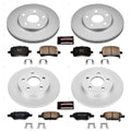Power Stop 04-08 Chevrolet Malibu Front & Rear Z17 Evolution Geomet Coated Brake Kit