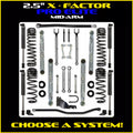 21C WRANGLER JLU 4DR 4.5IN ALUM COIL OVER SYS W/ PB+J LOWER MID ARMS FRONT & RE