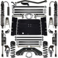 0406 WRANGLER UNLTD LJ FRT/RR 4.5IN X FACTOR X2 FLAT BELLY COIL OVER LONG ARM W/4IN STRETCH