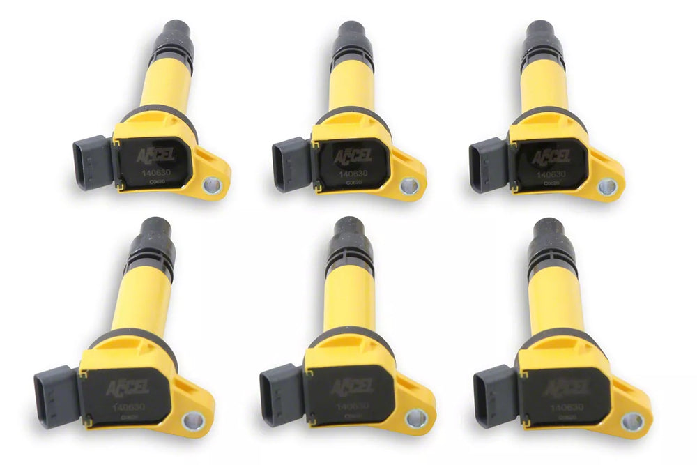 Ignition Coil- Supercoil- Lexus/ Toyota- 6-Pack- Yellow Direct OEM Replacement ACCEL