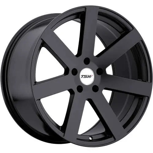 ~(34 lbs. 21X21X10)~ TSW BARDO 19x8.0 5/114.3 ET40 CB76.1 MATTE BLACK