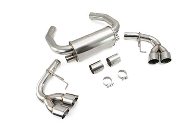 Megan Racing silver axle-back exhaust