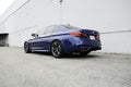 Megan BMW M5 F90 17 Supremo Axle Back Exhaust Silver Tip