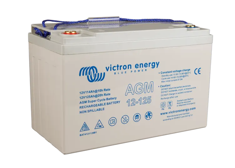 12V/125AH AGM SUPER CYCLE BATT. (M8