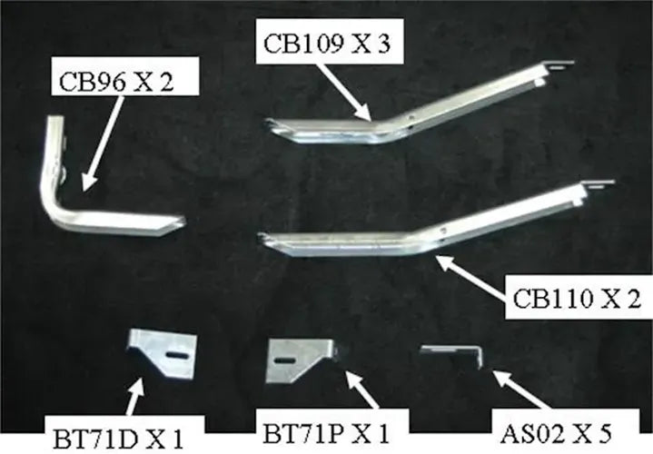 1417 PROMASTER TPO BOARDS SHORT DRIVER/LONG PASSENGERORDER 101298 SEPARATELY(BRKTS SOLD SEP)