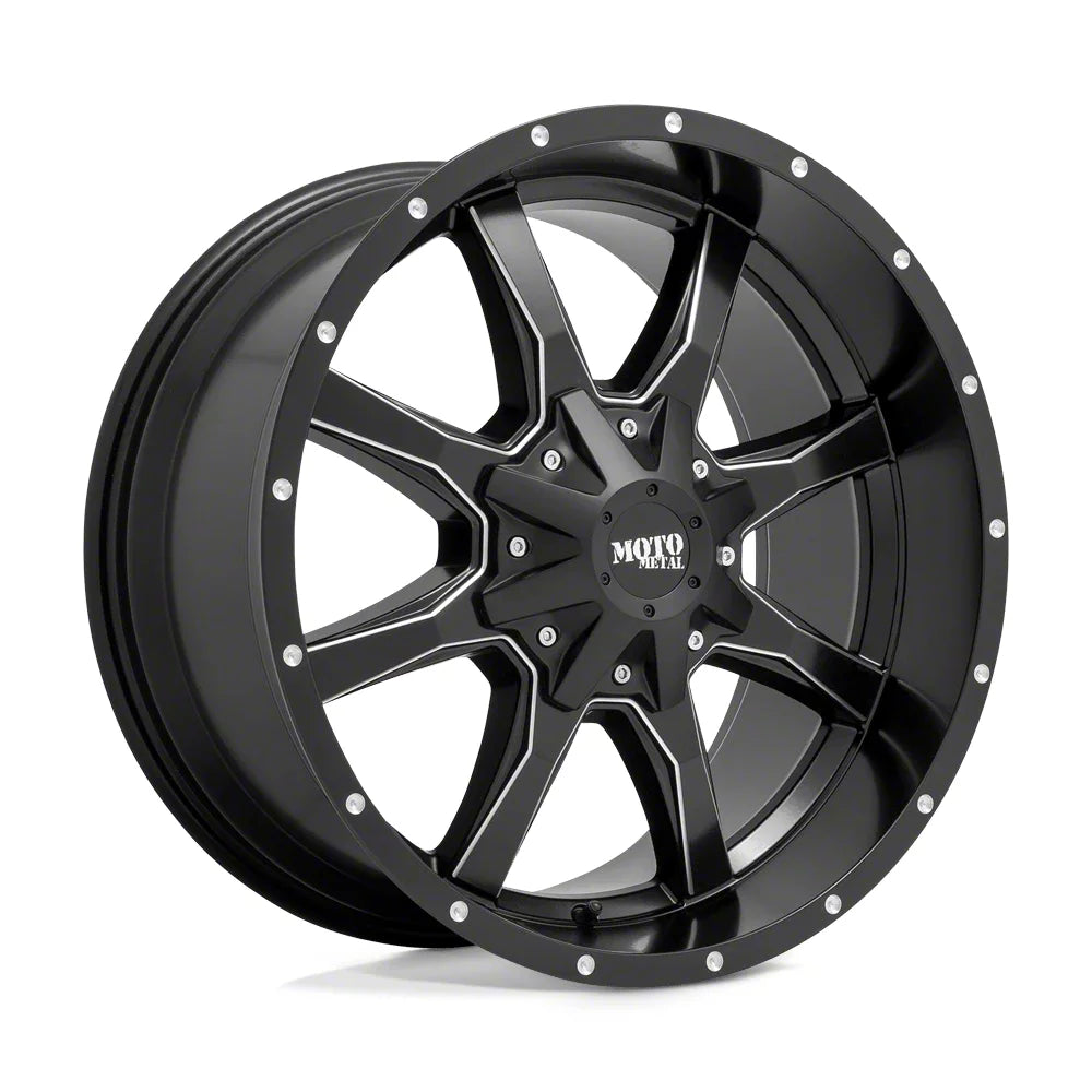MO970 22X10 5X5.0/5.5 SG-BLK-MILL -18MM