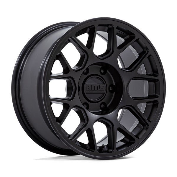 KM730 17X8.5 6X4.5 M-BLK 25MM