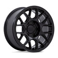 KM730 17X8.5 6X4.5 M-BLK 25MM