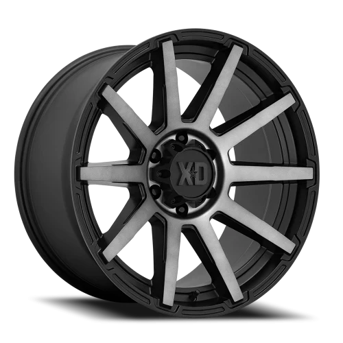 OUTBREAK 16X8 6X5.5 10MM SATIN BLACK W/ GRAY TINT
