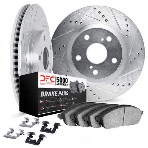 DFC 08-24 Audi R8 Rear 5000 Advanced Low Metallic Brake Pads and Hardware Kit