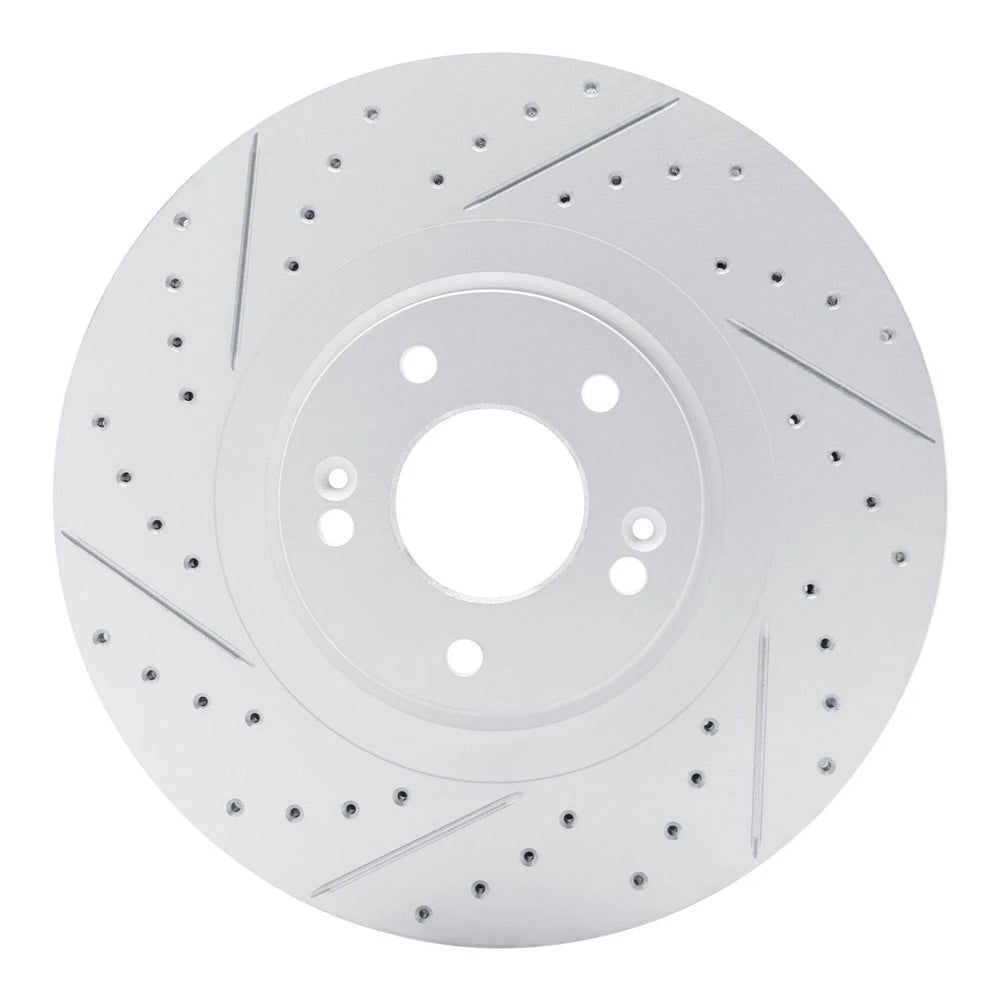 DFC 20-25 Hyundai Palisade Front Left Drilled & Slotted Geoperformance Rotor