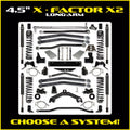 Rock Krawler 07-18 Jeep Wrangler JK 4DR 4.5in X Factor X2 Long Arm